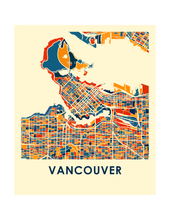 Load image into Gallery viewer, Vancouver Map Print - Full Color Map Poster
