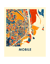 Load image into Gallery viewer, Mobile Map Print - Full Color Map Poster
