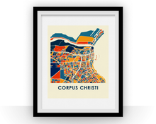 Charger l&#39;image dans la galerie, Corpus Christi Map Print - Full Color Map Poster

