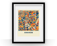 Charger l&#39;image dans la galerie, Anaheim Map Print - Full Color Map Poster
