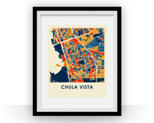 Load image into Gallery viewer, Chula Vista Map Print - Full Color Map Poster
