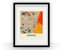 Load image into Gallery viewer, Bogota Map Print - Full Color Map Poster
