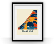Charger l&#39;image dans la galerie, Affiche cartographique de Grand Bend ON - Style Chroma
