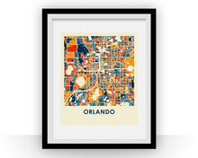 Charger l&#39;image dans la galerie, Orlando Map Print - Full Color Map Poster
