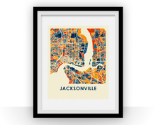 Load image into Gallery viewer, Jacksonville Map Print - Full Color Map Poster
