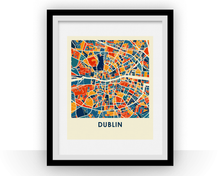 Load image into Gallery viewer, Dublin Map Print - Full Color Map Poster
