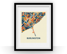 Charger l&#39;image dans la galerie, Affiche cartographique de Burlington ON - Style Chroma
