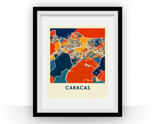 Charger l&#39;image dans la galerie, Caracas Map Print - Full Color Map Poster
