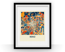 Charger l&#39;image dans la galerie, Affiche cartographique de Reno - Style Chroma
