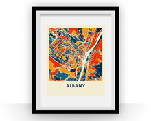 Load image into Gallery viewer, Albany Map Print - Full Color Map Poster
