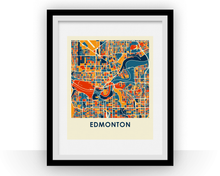 Charger l&#39;image dans la galerie, Affiche cartographique de Edmonton - Style Chroma
