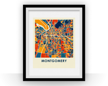 Load image into Gallery viewer, Montgomery Map Print - Full Color Map Poster
