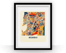 Load image into Gallery viewer, Mumbai Map Print - Full Color Map Poster
