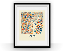 Load image into Gallery viewer, Tokyo Map Print - Full Color Map Poster
