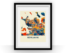 Load image into Gallery viewer, Reykjavik Map Print - Full Color Map Poster
