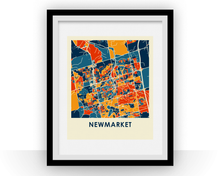 Load image into Gallery viewer, Newmarket Ontario Map Print - Full Color Map Poster
