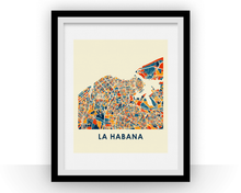 Load image into Gallery viewer, Havana Map Print - Full Color Map Poster
