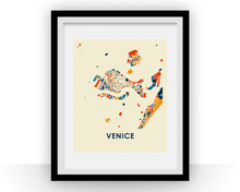 Load image into Gallery viewer, Venice Map Print - Full Color Map Poster
