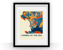 Load image into Gallery viewer, Carmel-By-The-Sea Map Print - Full Color Map Poster
