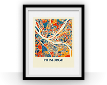 Load image into Gallery viewer, Pittsburgh Map Print - Full Color Map Poster
