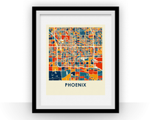 Charger l&#39;image dans la galerie, Phoenix Map Print - Full Color Map Poster
