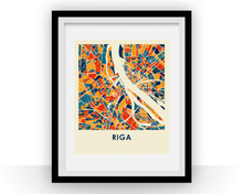 Load image into Gallery viewer, Riga Map Print - Full Color Map Poster
