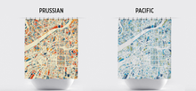Load image into Gallery viewer, Osaka Map Shower Curtain - japan Shower Curtain - Chroma Series
