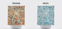 Load image into Gallery viewer, San Antonio Map Shower Curtain - usa Shower Curtain - Chroma Series
