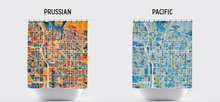 Load image into Gallery viewer, Salt Lake City Map Shower Curtain - usa Shower Curtain - Chroma Series
