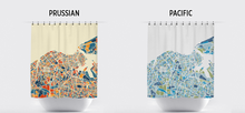 Load image into Gallery viewer, Havana Map Shower Curtain - cuba Shower Curtain - Chroma Series
