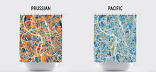 Load image into Gallery viewer, Toulouse Map Shower Curtain - france Shower Curtain - Chroma Series
