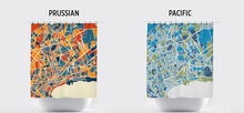 Load image into Gallery viewer, Baku Map Shower Curtain - azerbaijan Shower Curtain - Chroma Series
