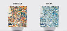 Load image into Gallery viewer, Oakland Map Shower Curtain - usa Shower Curtain - Chroma Series
