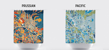 Load image into Gallery viewer, Boise Map Shower Curtain - usa Shower Curtain - Chroma Series
