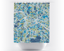 Load image into Gallery viewer, Berlin Map Shower Curtain - germany Shower Curtain - Chroma Series
