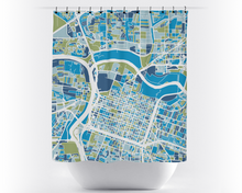 Load image into Gallery viewer, Sacramento Map Shower Curtain - usa Shower Curtain - Chroma Series

