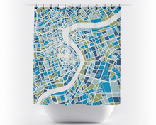 Load image into Gallery viewer, Shanghai Map Shower Curtain - china Shower Curtain - Chroma Series
