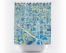 Load image into Gallery viewer, Tucson Map Shower Curtain - usa Shower Curtain - Chroma Series
