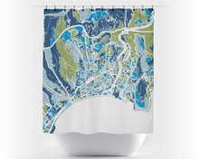 Load image into Gallery viewer, Nice Map Shower Curtain - france Shower Curtain - Chroma Series
