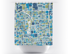 Load image into Gallery viewer, Beijing Map Shower Curtain - china Shower Curtain - Chroma Series
