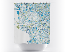 Load image into Gallery viewer, Manila Map Shower Curtain - philippines Shower Curtain - Chroma Series
