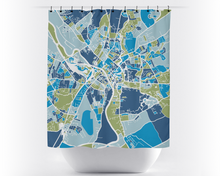 Load image into Gallery viewer, York Map Shower Curtain - uk Shower Curtain - Chroma Series
