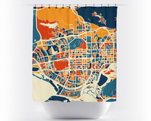 Charger l&#39;image dans la galerie, Shenzhen Map Shower Curtain - china Shower Curtain - Chroma Series
