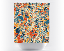 Load image into Gallery viewer, Kuala Lumpur Map Shower Curtain - malaysia Shower Curtain - Chroma Series
