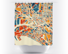 Load image into Gallery viewer, Melbourne Map Shower Curtain - australia Shower Curtain - Chroma Series
