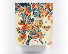 Load image into Gallery viewer, Helsinki Map Shower Curtain - finland Shower Curtain - Chroma Series

