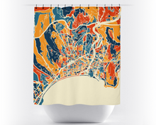 Charger l&#39;image dans la galerie, Nice Map Shower Curtain - france Shower Curtain - Chroma Series
