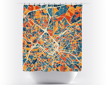 Load image into Gallery viewer, Charlotte Map Shower Curtain - usa Shower Curtain - Chroma Series

