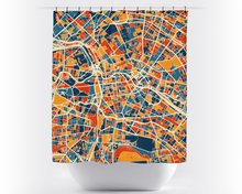 Charger l&#39;image dans la galerie, Berlin Map Shower Curtain - germany Shower Curtain - Chroma Series
