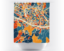 Load image into Gallery viewer, Florence Map Shower Curtain - italy Shower Curtain - Chroma Series

